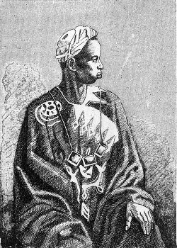 Griot wolof do Senegal, 1890